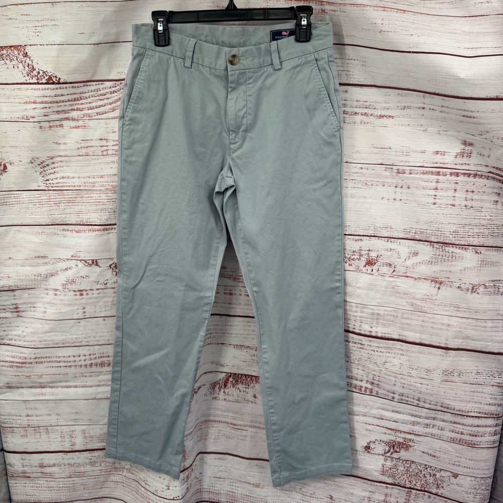 Vineyard Vines Pants Mens 30x32 Chinos Light Blue Straight Fit‎ Casual